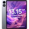 Tablet 13 Pollici, Android 16, 4G LTE Con Slot SIM, 8 GB RAM + 32 GB Di Espansio