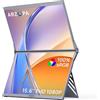 Monitor Portatile Doppio Schermo 15,6'' - FHD 1080P IPS 100% Srgb Con Luce Blu R