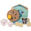Chicco Mulino delle Pecore in Legno, Playset Educativo con Ruota Girevole, Effetto Sorpresa e 3 Personaggi Animali, Giocattolo Motricità Fine e Causa-Effetto, 2 Anni +