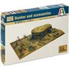 Italeri 6070 - WWII Bunker And Accessories Scala 1:72