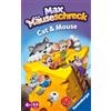 Ravensburger 22466 - Gioco del gatto e del topo di Max Mouse per bambini dai 4 anni in su, gioco di dadi e collezionismo per 2-4 giocatori