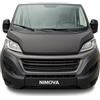 NIMOVA Copertura protettiva per cofano anteriore in tinta unita, nera, per Fiat Ducato, Peugeot Boxer, Citroen Relay dal 2023 in poi