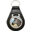 Gifshop UK Portachiavi In Pelle Con Ritratto Di Zebra
