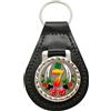 Family-crests Get Lucky Gioco In Pelle Portachiavi