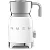 Smeg, Montalatte Multifunzione MFF11WHEU, con Sistema ad Induzione, 6 Programmi Preimpostati, Una funzione Manuale, Caraffa Removibile da 600 ml, Tappo Misuratore, Avvolgicavo Integrato, 500W, Bianco