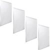 JANDEI - Confezione da 4 Pannelli LED Retroilluminati, Dimensioni 60x60cm, Potenza 48W, Colore Bianco Neutro 4200K, 4500 lumen, Per Incasso in Controsoffitti tipo Armstrong