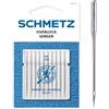 SCHMETZ | 10 Aghi per macchine da cucire | Overlock Universal | DCX1F | Spessore 75/11 | Nota: più corto di altri aghi domestici | Verificare il sistema consigliato nelle istruzioni per l'uso