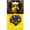 Jim Dunlop Dunlop Jimi Hendrix Aura Mandala, Confezione Da 6 Plettri