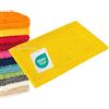 WohnDirect Tappeto bagno 70x120 cm, microfibra ciniglia ultra morbida, antiscivolo con retro Hot Melt, molto assorbente e ad asciugatura rapida, lavabile in lavatrice a 30°C, spessore 2 cm, Giallo