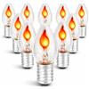 HAVA Confezione da 10 mini candele ambientali dimmerabili E14 3 W, candela tremolante