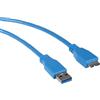 Maclean Cavo USB 3.0 AM-microBM presa-spina da 0.5m e 1,5m (0,5 m)