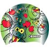 Okeo Cuffia Nuoto Silicone, Cuffia Piscina Uomo Donna, Silicone Elasticizzato Antiscivolo, Design Ergonomico Idrodinamico, Ideale per Allenamento e Gara
