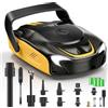 Holilo Pompa Elettrica per SUP 50 PSI, Pompa ad Aria Ricaricabile, con Gonfiaggio/Sgonfiaggio Intelligente e Luce LED, Ideale per Tavole SUP, Kayak, Moto, Palloni, Materassini Gonfiabili