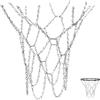 Riven Rete da basket, catena in acciaio di ricambio, 50 cm, in lega, per interni ed esterni, zincata, spessore 3 mm, resistente alla ruggine