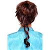 WIG ME UP - Toupet con fermacapelli a Pettine Voluminoso Ricci Barocco Castano YZF-3072HT-6