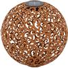 Dehner Sfera Solare Lagos, Ø 40 cm, Metallo, Color ruggine