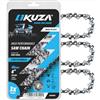 KUZA Cadena per motosega da 4 pollici e 1/4 di pollice, 28 TG, adatta per 3670 005 0028/71 PM3 28 Fits STI HL GTA 26 Mini Chainsaw Pruner (3 catene) 36700000028