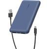 Belkin Batteria esterna portatile da 10000mAh, caricabatteria USB-C 10K con 1 porta USB-C e 2 porte USB-A, power bank con ricarica da 15 W per iPhone, Samsung Galaxy, Pixel, AirPods, iPad ecc - Blu