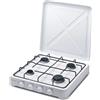 Bastilipo CG-400 - Fornello a gas butano o propano, 4,15 W, struttura in acciaio con doppio strato di smalto, colore: bianco