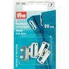 Prym Ganci per gonne, 20mm, colore argento, conf. da 2 pz.