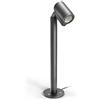 Steinel Faretto a LED Spot Way N, Wegeleuchte 7,86 W 230 V, Antracite