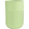 MSV - Bicchiere Gino Matcha - Design Compatto ed Elegante - Ø7.1 x 10.5 cm - Colore Verde - Ideale per Cucina e Bagno - Accessorio Pratico e Decorativo