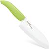 Kyocera Gen Coltello Ceramica Bianca, Multiply, Verde, lama 14 cm