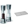 Cole & Mason H59408G Derwent Set di macinapepe e sale/Cole & Mason H306119 Ramsgate Vassoio in acrilico | Bundle