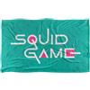 Squid Game Aqua Logo Coperta super morbida al tatto setoso - 91 x 147 cm