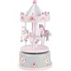 Small Foot 11230 Carillon per Bambini giostra dei Cavalli, in Legno, con Melodia, Ideale Come Ninna Nanna