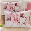 PETTI Artigiani Italiani - Coppia di Federe Cuscino 30x50 cm in Microfibra, Cuscini Arredo Camera da Letto, Divano, Salotto, Set 2 Fodere Copricuscino, Federa Country Chic, 100% Made in Italy
