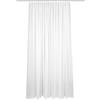 HOMEbasics 41694 - Tenda FLAMIO, trasparente, 245 x 450 cm, colore: Bianco