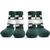 AQH 2 paia di calzini per cani, antiscivolo, lavabili e regolabili, XS: 4 cm | Deodorante e antibatterico antiscivolo double face lavabile regolabile cotone elastico per cani