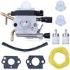 Gubeter Kit carburatore Gubeter, per trimmer Per Stihl Hs81 Hs81R Hs81Rc Hs81T Hs86 Hs86R Hs86T. , Sostituire per Zama C1Q-S225 , Sostituire Oem Per 4237 120 0606