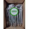 Generic XgardeN Picchetti per telo pacciamatura (500 pz) 150x30 mm Acciaio zincato a caldo antiruggine EN 10204 3.1