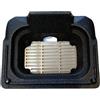 EDILKAMIN Braciere Crogiolo ORIGINALE Edilkamin Cod. R654240 Completo di Treccia e Griglia Per Stufe Alpen, Adria, Basic, Esprit, Fuji, Magic, Prestige Ricambio Ufficiale