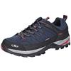 CMP Rigel Low Trekking Shoes Wp, Scarpe da trekking Uomo, Asphalt-Syrah 62BN, 41 EU