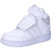 Adidas Unisex - Bambini Hoops Mid Shoes, Cloud White/Cloud White/Cloud White, 21 EU