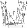 Alessi Blow Up FC15 - Portariviste di Design in Acciaio Cromato, Lucido