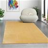 Mias Teppiche Mia's Teppiche Comfort Tappeto moderno a pelo corto, lato inferiore antiscivolo, lavabile fino a 30 gradi, morbidissimo, effetto pelliccia, Oro, 160 x 220 cm