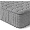 Vesgantti Materasso 90 x 200 cm, a 7 zone, 24 cm, materasso a molle insacchettate, materasso ortopedico a molle insacchettate di media rigidità (H3, grigio, Tight-top 24 cm)