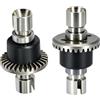 XinGeeek RC differenziale auto per MJX Hyper Go 1/14 1/16 Scala RC, polvere metallurgia differenziale sostituire 16420Y (2 pezzi)