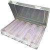 MHLKGNW 100pcs Capsule in Materiale Trasparente per Monete da 2 Euro 27mm con Scatola