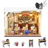 CHOOYIH Kit fai da te in miniatura con copertura antipolvere e musica, modello in miniatura in legno fatto a mano, kit per modellismo fai da te, regalo di Natale e compleanno per adulti, amici e amanti