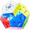 GAN Megaminx Maglev Cube, Magnetico Pentagonale Speed Cube Dodecahedron Cubo Magico di Veloce e Liscio, Regalo di Natale per Bambini & Adulto, UV Coated-Grigio