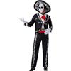 Spooktacular Creations Uomo Giorno dei Morti Mariachi Senor Costume Adulto Set di Halloween Dress up Party, Dia Los Muertos Grande Nero