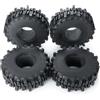 Runup Gomma da 1,9 pollici 120 mm Crawler Mud Terrain Pneumatici Super Grip per SCX10 90046 D90 TF2 CC01 TRX4 TRX6 Wraith 90048 RR10 1/10 RC Rock Crawler