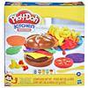 Play-Doh Set di pasta da gioco per hamburger e patatine fritte