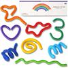 JIYANA 8 Pezzi Fidget Toys on Design Testurizzato ADHD in Silicone, Bastoncini Stimming Toys Sensoriali per Bambini e Adulti, Giochi Sensoriali Autismo Antistress Bambini & Antistress Adulti