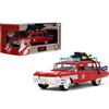 Jada Hollywood Rides Transformers x Ghostbusters Ecto-1 G1 Mashup - Auto pressofusa con porte apribili, scala 1:32, età 8+ (edizione 40° anniversario)